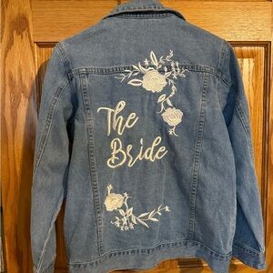 David’s bridal The Bride Jean jacket